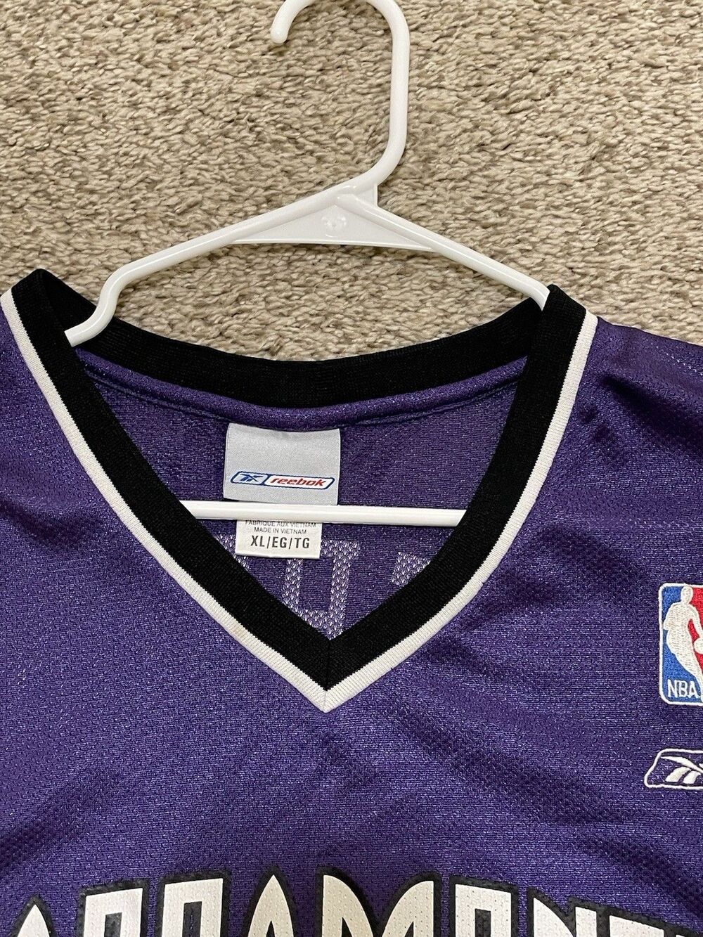 100% Authentic Sacramento Kings Chris Webber Reebok Authentic jersey 48 XL - Picture 5 of 6